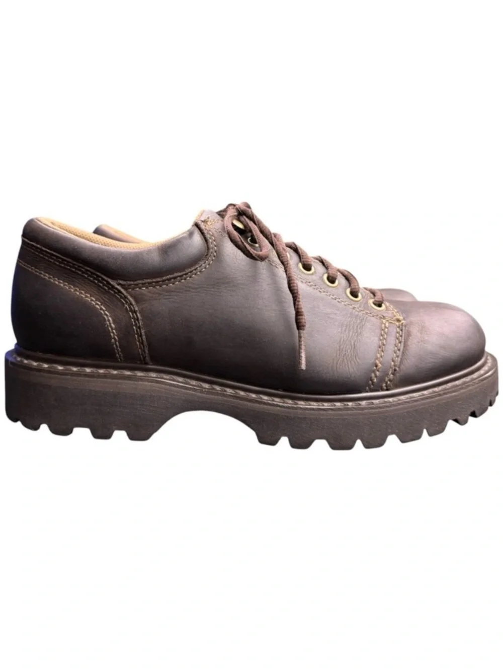 Men's AMERICAN EAGLE OUTFITTERS Brown Genuine‎ Leather Lace-up Shoes- Size 10